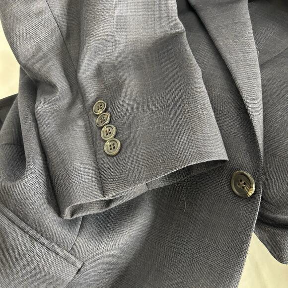 Lauren Ralph Lauren Men Plaid Two Button Blazer Wool Sport Coat Jacket Size 42R - Picture 8 of 15